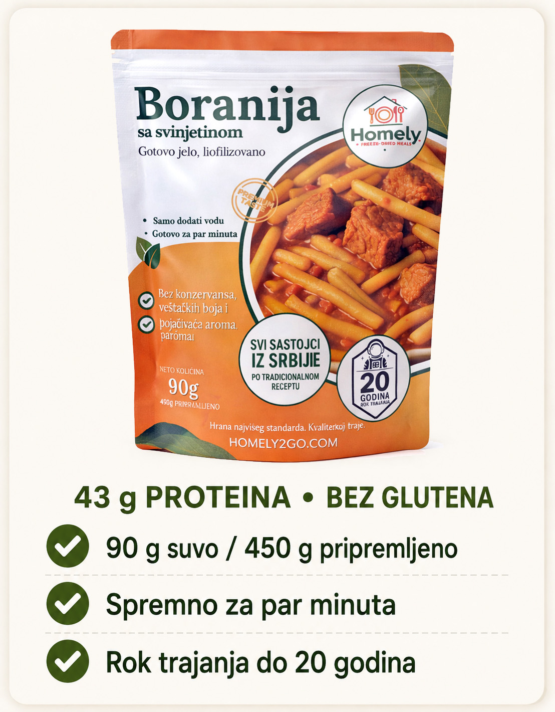 BORANIJA SA SVINJETINOM kartica