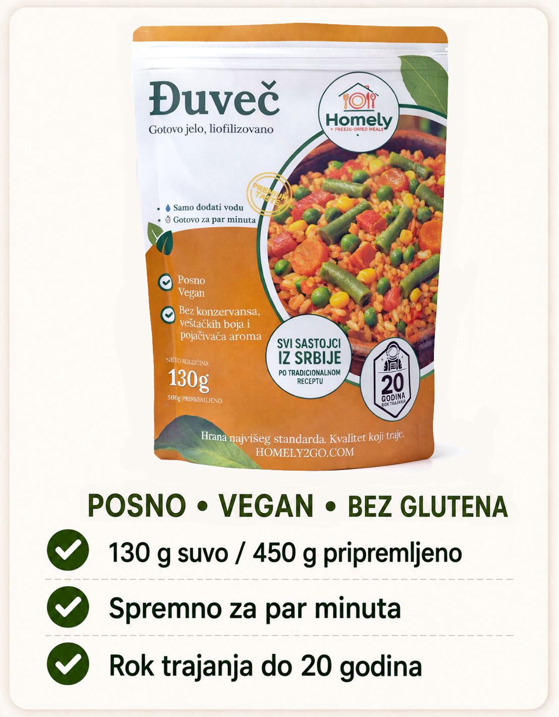 ĐUVEČ (VEGAN/POSNO) kartica