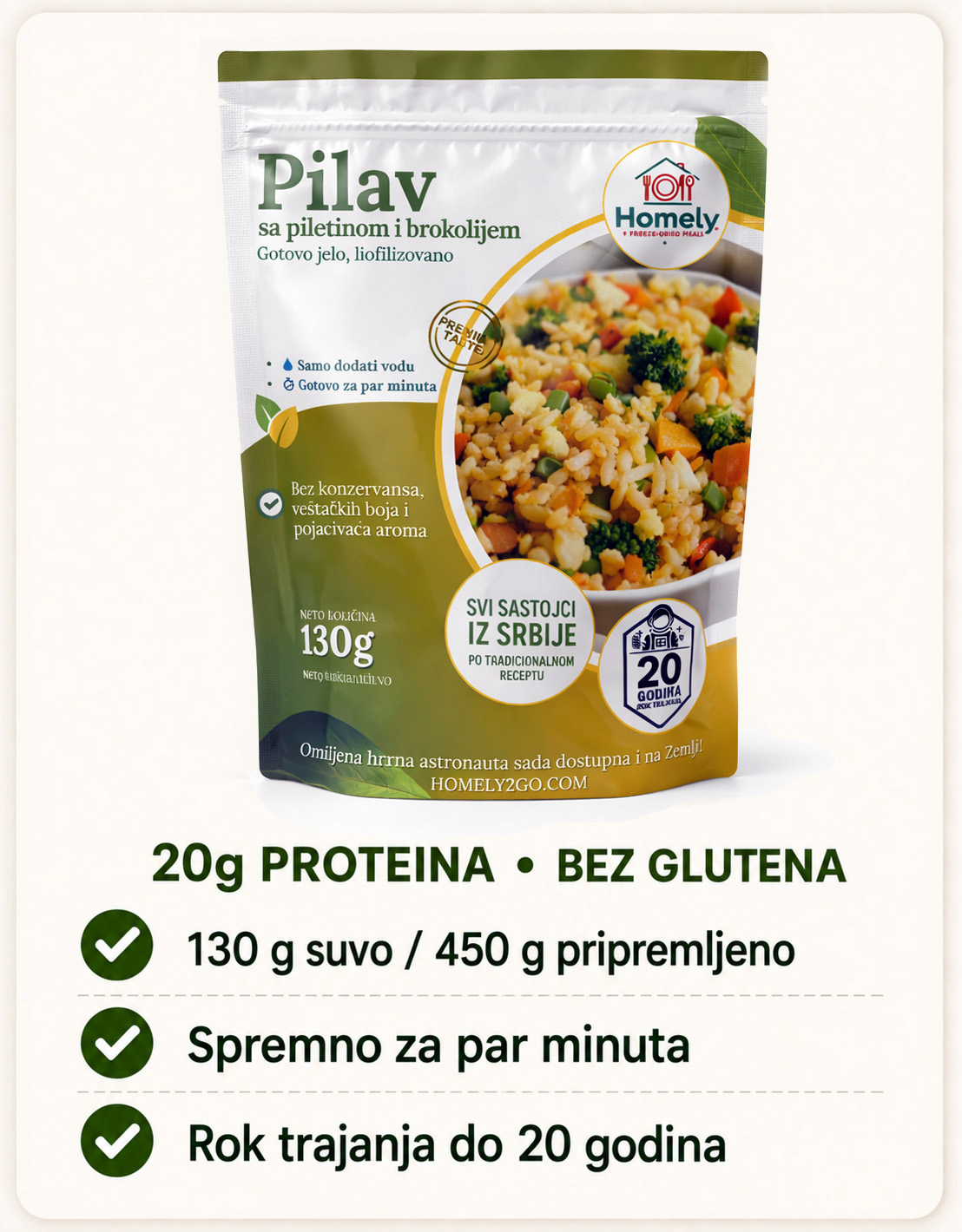 PILAV SA PILETINOM I BROKOLIJEM